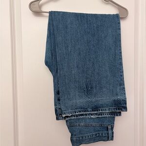 Pistols Wide Leg Blue Denim Jeans